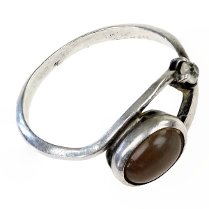 WARMET SREBRNY PIERŚCIONEK Z AGATEM PR. 925 WAGA 2,6 R. 19