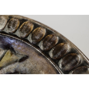 76366 NAŚCIENNY TALERZ CERAMICZNY W STYLU VINTAGE Z GRUSZKĄ (3).jpg