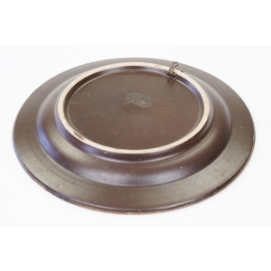 76366 NAŚCIENNY TALERZ CERAMICZNY W STYLU VINTAGE Z GRUSZKĄ (4).jpg