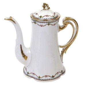 SECESJA DZBANEK CUDOWNE GIRLANDY RÓŻANE SZLACZKI