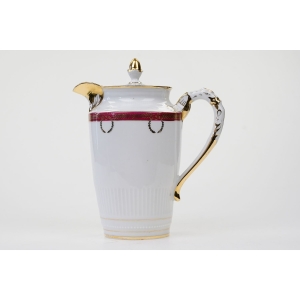 76376 C.T. ALTWASSER DZBANEK DO CZEKOLADY KAWY BORDOWY SZLACZEK I LAUROWE LISTECZKI (3).jpg