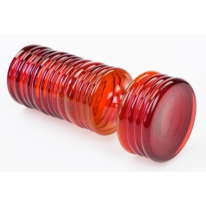 76378 WMF CARI ZALLONI SPACE AGE RUBINOWY WAZON W PIERŚCIENIE (4).jpg