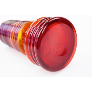 76378 WMF CARI ZALLONI SPACE AGE RUBINOWY WAZON W PIERŚCIENIE (5).jpg