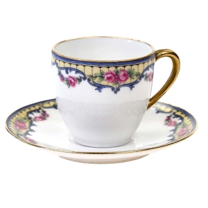 76408 LIMOGES KOLEKCJONERSKA MOKKA ZE SPODKIEM RÓŻANE SZLACZKI (1).jpg