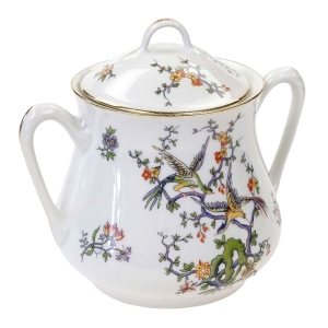 76412 LIMOGES DUŻA CUKIERNICA RAJSKIE PTAKI I KWIATY (1).jpg