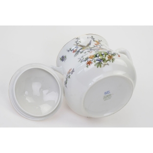 76412 LIMOGES DUŻA CUKIERNICA RAJSKIE PTAKI I KWIATY (5).jpg