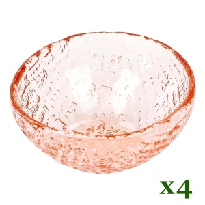 ZĄBKOWICE E. TRZEWIK-DROST KOMPLET 4 ŁOSOSIOWYCH MISECZEK IGLOO/CORT