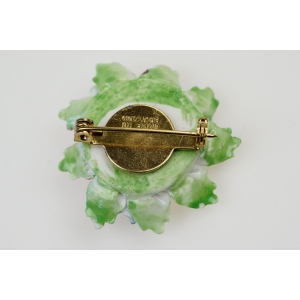 76352 STARA PORCELANOWA BROSZKA BUKIET KWIATÓW ANGLIA (3).jpg