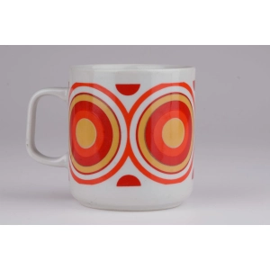 44550 LUBIANA KOLOROWE LATA 70-TE KUBEK Z PRLU W STYLU OP-ART (5).jpg