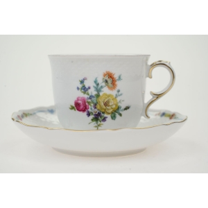 76445 KAISER MARIA THERESIA FILIŻANKA ZE SPODKIEM KOLOROWE KWIATY (2).jpg