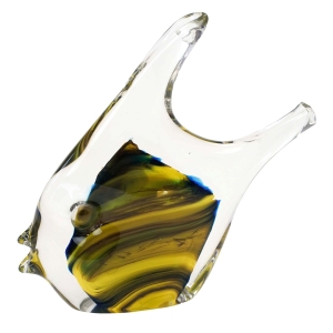 FLORIANOVA HUT SZKLANA BARWNA RYBKA FIGURKA PRZYCISK DO PAPIERU