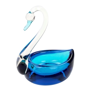 ŚWIETNA MISECZKA CZARKA POPIELNICA ŁABĘDŹ TURKUS