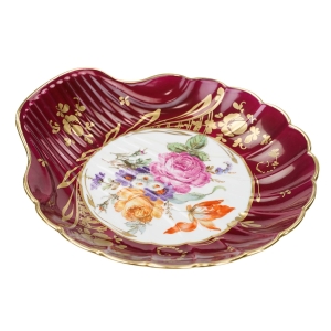 76505 LIMOGES MUSZLA ŚLICZNA PATERA W KWIATY (1).jpg