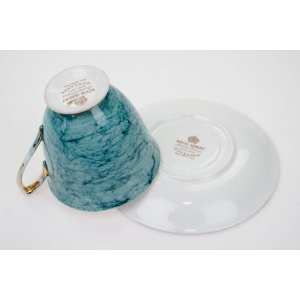 76507 ROYAL ALBERT GOSSAMER NIEBIESKA MARMURKOWA FILIŻANKA ZE SPODKIEM (4).jpg