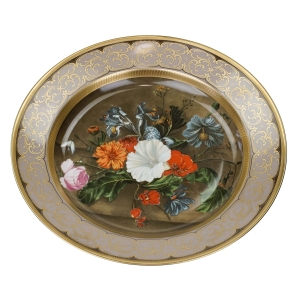 76513 KAISER DEKORACYJNA DUŻA PATERA HOLENDERSKIE MALARSTWO KWIATY (1).jpg