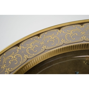 76513 KAISER DEKORACYJNA DUŻA PATERA HOLENDERSKIE MALARSTWO KWIATY (3).jpg