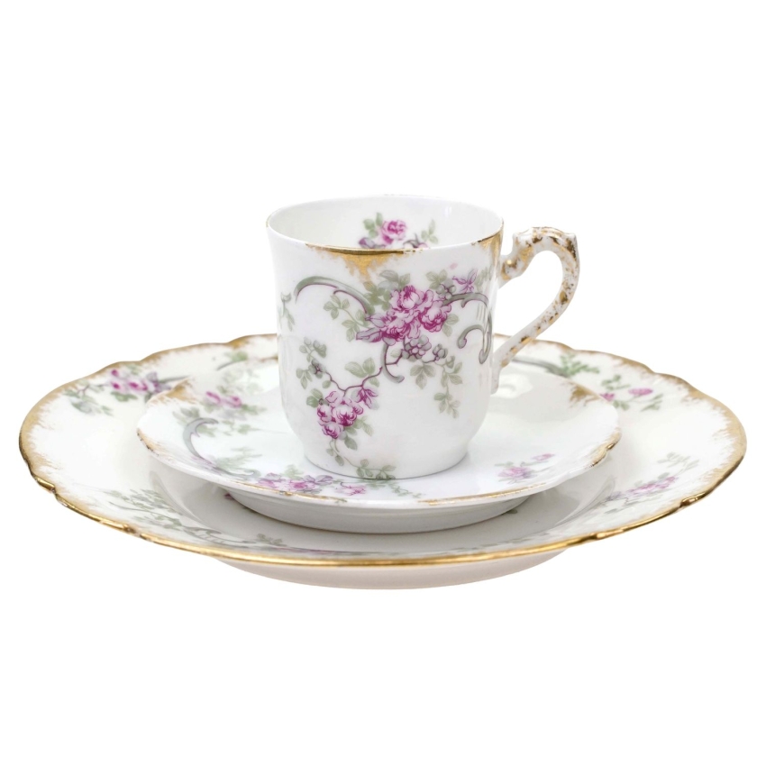 76514 LIMOGES L. SAZERAT &amp; BLONDEAU SECESJA ŚNIADANIÓWKA FIOLETOWE RÓŻYCZKI (1).jpg