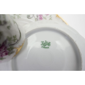 76514 LIMOGES L. SAZERAT &amp; BLONDEAU SECESJA ŚNIADANIÓWKA FIOLETOWE RÓŻYCZKI (5).jpg