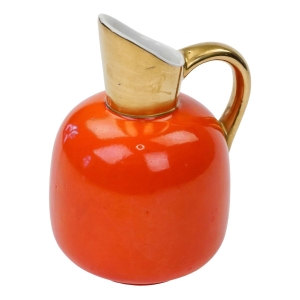 CARSTENS GRÄFENRODA POMARAŃCZOWY DZBANUSZEK WAZONIK Z USZKIEM