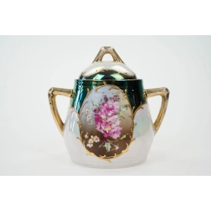 76600 BERLIN ZABYTKOWA OPALIZOWANA RĘCZNIE MALOWANA CUKIERNICA MEDALION (2).jpg