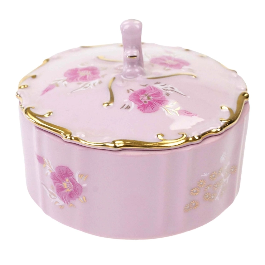 76603 LEANDER BOMBONIERA Z RÓŻOWEJ PORCELANY FASON AMIS RÓŻOWE KWIATKI (1).jpg