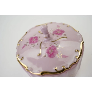 76603 LEANDER BOMBONIERA Z RÓŻOWEJ PORCELANY FASON AMIS RÓŻOWE KWIATKI (3).jpg