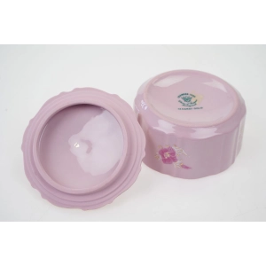 76603 LEANDER BOMBONIERA Z RÓŻOWEJ PORCELANY FASON AMIS RÓŻOWE KWIATKI (5).jpg