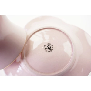 76612 KARLOVY VARY RÓŻOWA PORCELANA FILIŻANKA ZE SPODKIEM KOLOROWE KWIATY (5).jpg