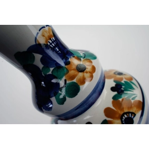 76618 WŁOCŁAWEK ŚWIECZNIK RĘCZNIE MALOWANE BARWNE KWIATY (4).jpg