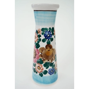 76621 KOŁO FAJANSOWY SPORY WAZON BARWNE KWIATY RĘCZNIE MALOWANE (2).jpg