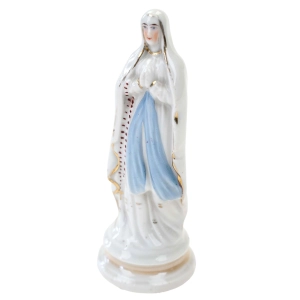 MARYJA PORCELANOWA FIGURA RĘCZNIE MALOWANA WIEKOWA