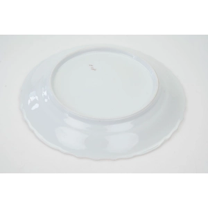 76641 FRAUREUTH KOMPLET 6 TALERZY OBIADOWYCH PŁASKICH W KWIATY SECESJA (4).jpg