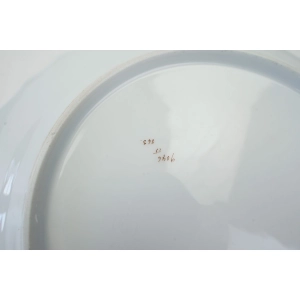 76641 FRAUREUTH KOMPLET 6 TALERZY OBIADOWYCH PŁASKICH W KWIATY SECESJA (5).jpg