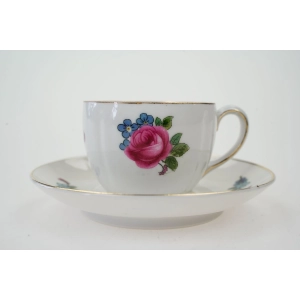 76647 TIRSCHENREUTH ŚLICZNA FILIŻANKA MOKKA ZE SPODKIEM KOLOROWE KWIATKI (2).jpg