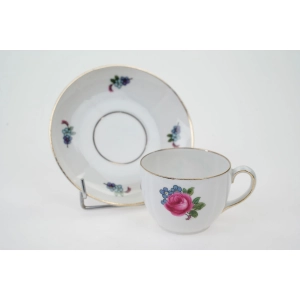 76647 TIRSCHENREUTH ŚLICZNA FILIŻANKA MOKKA ZE SPODKIEM KOLOROWE KWIATKI (3).jpg