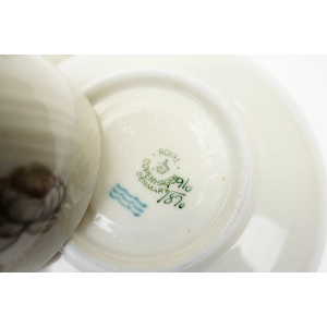 76648 ROYAL COPENHAGEN KOŚĆ SŁONIOWA ŚNIADANIÓWKA KOLOROWE KWIATY (6).jpg