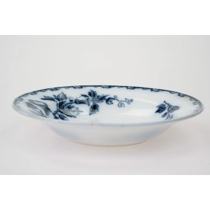 76658 MAESTRICHT ETRURIA KOMPLET 6 TALERZY OBIADOWYCH DO ZUPY KWIATY W KOBALCIE (2).jpg