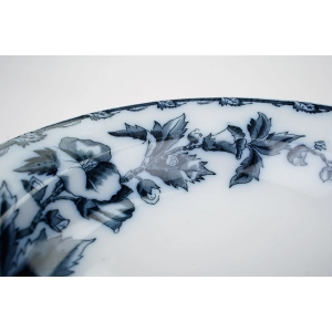 76658 MAESTRICHT ETRURIA KOMPLET 6 TALERZY OBIADOWYCH DO ZUPY KWIATY W KOBALCIE (3).jpg