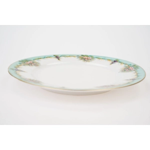 76659 KOMPLET ZABYTKOWYCH TALERZY PRZYSTAWKOWYCH RĘCZNIE MALOWANY (3).jpg