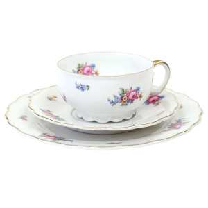 ROSENTHAL ŚLICZNA RZADKA ŚNIADANIÓWKA MODEL 170 KOLOROWE KWIATKI