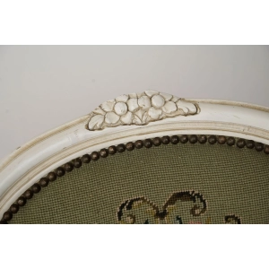 76690 STYLOWY FOTEL KRZESŁO Z PODŁOKIETNIKAMI SELEDYNOWY HAFT GOBELINOWY WZÓR W KWIATY (3).jpg