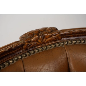 76693 STYLOWY FOTEL KRZESŁO Z PODŁOKIETNIKAMI W BRĄZIE (3).jpg