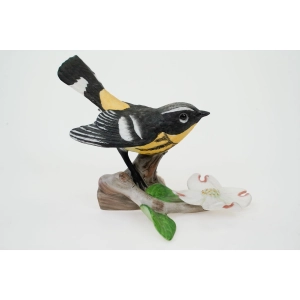76703 FRANKLIN MINT BISKWITOWA FIGURKA PTASZKA LASÓWKA I MAGNOLIOWA (3).jpg