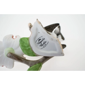 76703 FRANKLIN MINT BISKWITOWA FIGURKA PTASZKA LASÓWKA I MAGNOLIOWA (5).jpg
