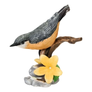 FRANKLIN MINT BISKWITOWA FIGURKA PTASZKA KOWALIKA