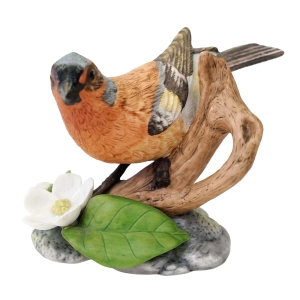 FRANKLIN MINT BISKWITOWA FIGURKA PTASZKA ZIĘBY