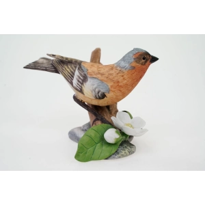 76707 FRANKLIN MINT BISKWITOWA FIGURKA PTASZKA ZIĘBY (3).jpg