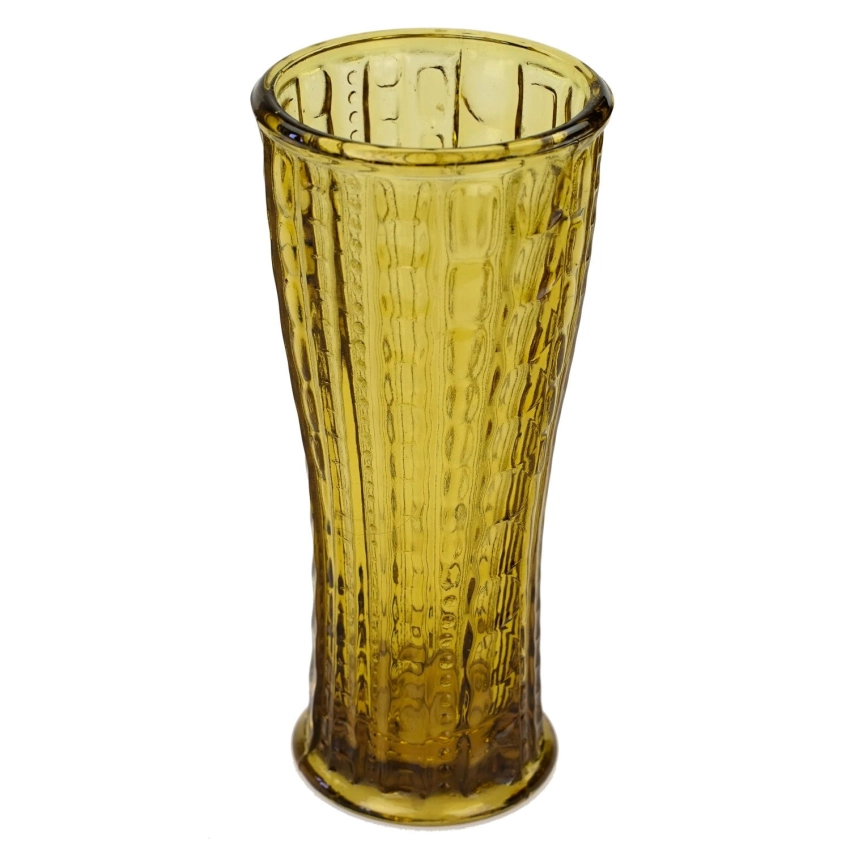 49664 ZĄBKOWICE PERŁA DESIGNERSKI WAZON Z LAT 70-TYCH BURSZTYNOWY (1).jpg