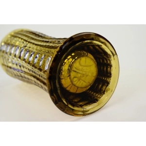 49664 ZĄBKOWICE PERŁA DESIGNERSKI WAZON Z LAT 70-TYCH BURSZTYNOWY (5).jpg