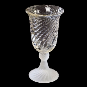 ZĄBKOWICE R. SERWICKI TWIST/SPIRELLI NIETYPOWY WAZON NA SATYNOWEJ NÓŻCE